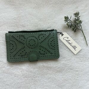 Cleobella | NWT - Mexicana Clutch - Sage Green - Leather - One Size